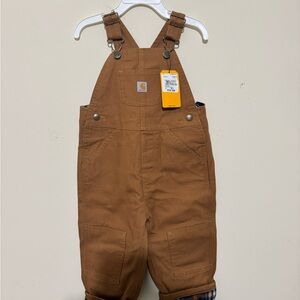 Carhartt Kids Overalls in Classic Brown